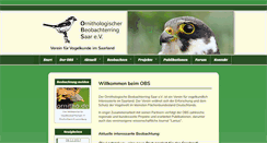 Desktop Screenshot of ornithologie-saar.de